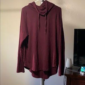 A new day cowl neck hoodie